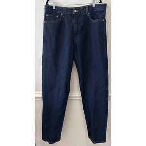 Levi's 550 Relaxed Fit‎ Jeans Mens 38x34 Dark Wash Denim
